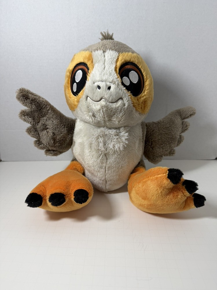 Disney Parks Big Feet 11” Star Wars Porg Plush Stuffed Animal Toy