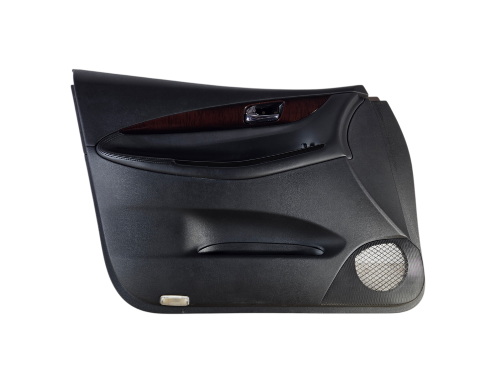 2010-2012 Infiniti EX35 Left Front Door Trim Panel Black 809011BU8B OEM 15555