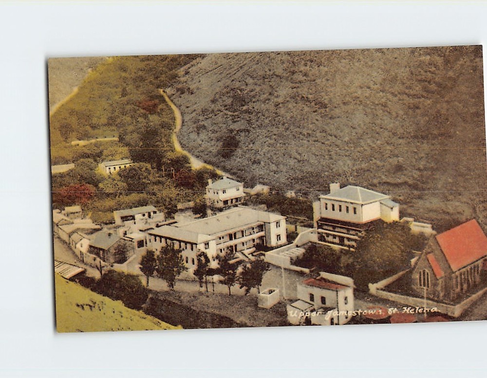 Postcard Aerial View Jamestown Saint Helena British Overseas Territory