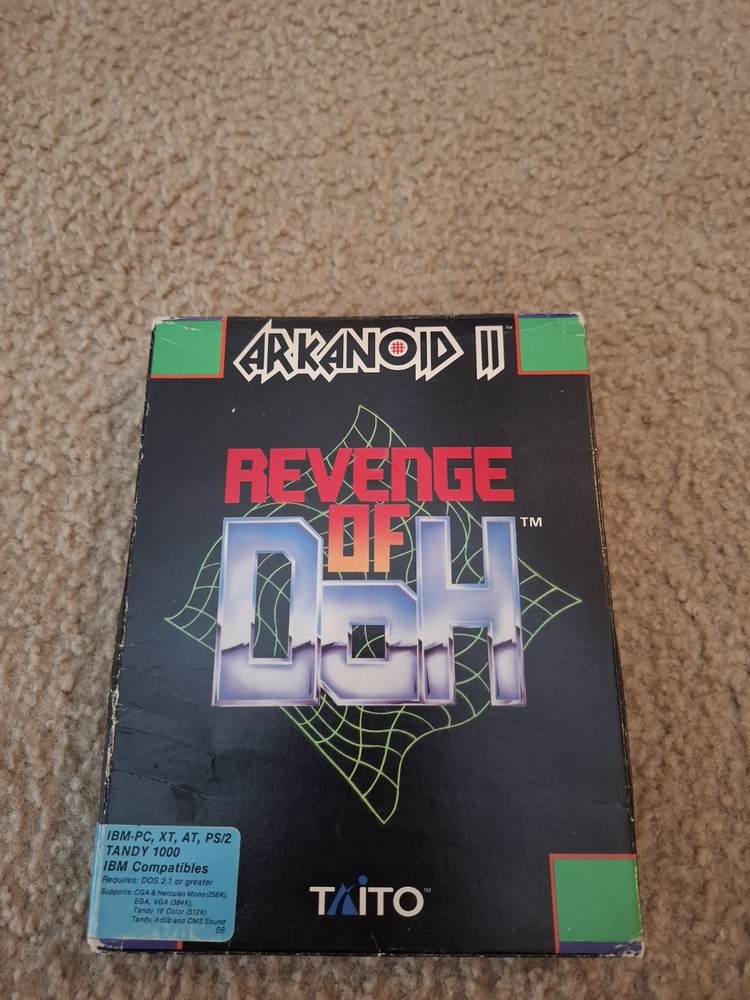 Arkanoid II Revenge of DOH for IBM-PC, XT, AT, PS/2, Tandy 1000 - 1989 - CIB