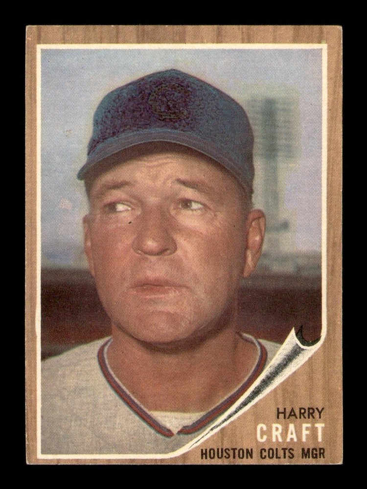 1962 Topps Set Break #12 Harry Craft Manager EX *OBGcards*