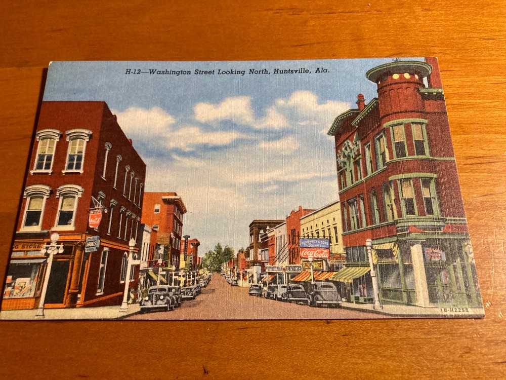 Postcard Huntsville AL Alabama vintage unposted