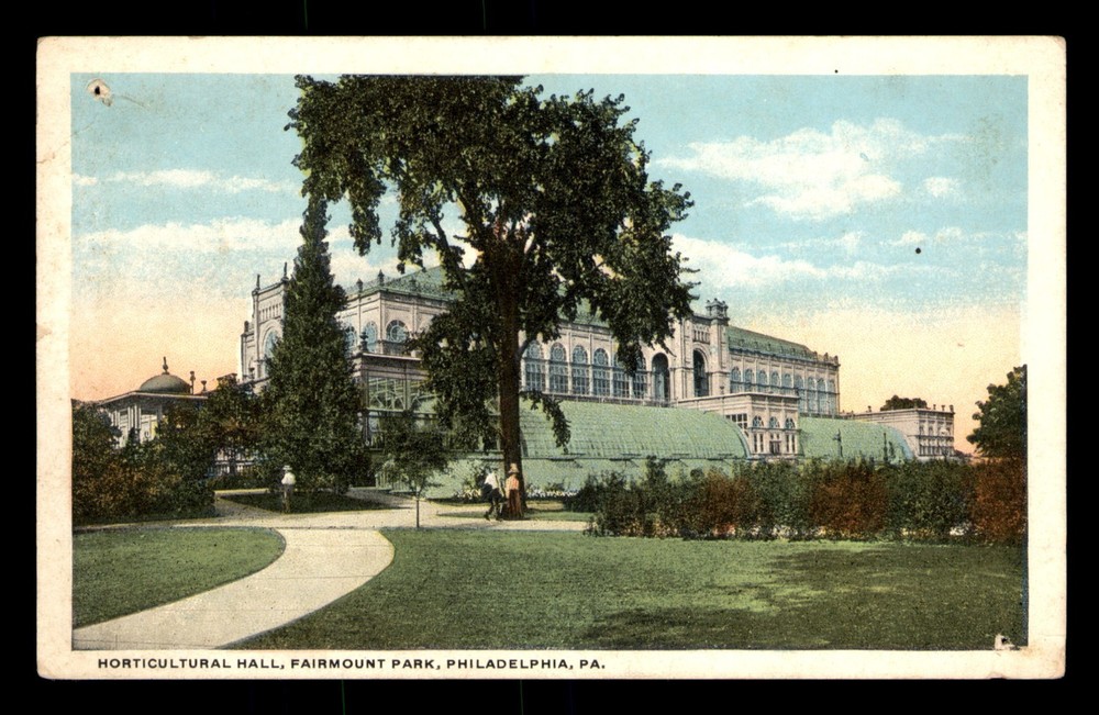 Horticultural Hall Fairmount Park Philadelphia PA Pennsylvania Unp Postcard