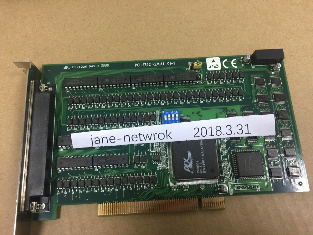 100% test PCI-1752 rev.a1 via DHL or Fedex fast shipping