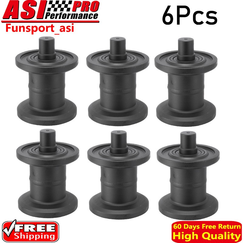 6Pcs Heavy Duty Top Roller For Komatsu Excavator PC25 PC30-7 PC40T-7 20T3000060