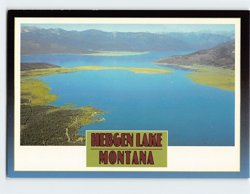 Postcard Hebgen Lake Montana USA