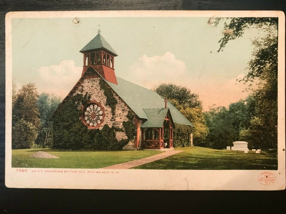 Vintage Postcard 1904 Saint Andrews-by-the-Sea Rye Beach New Hampshire
