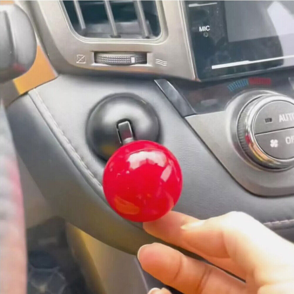 Car Accessories Engine Rocker On Push to Start Lever Button Cover Red Universal