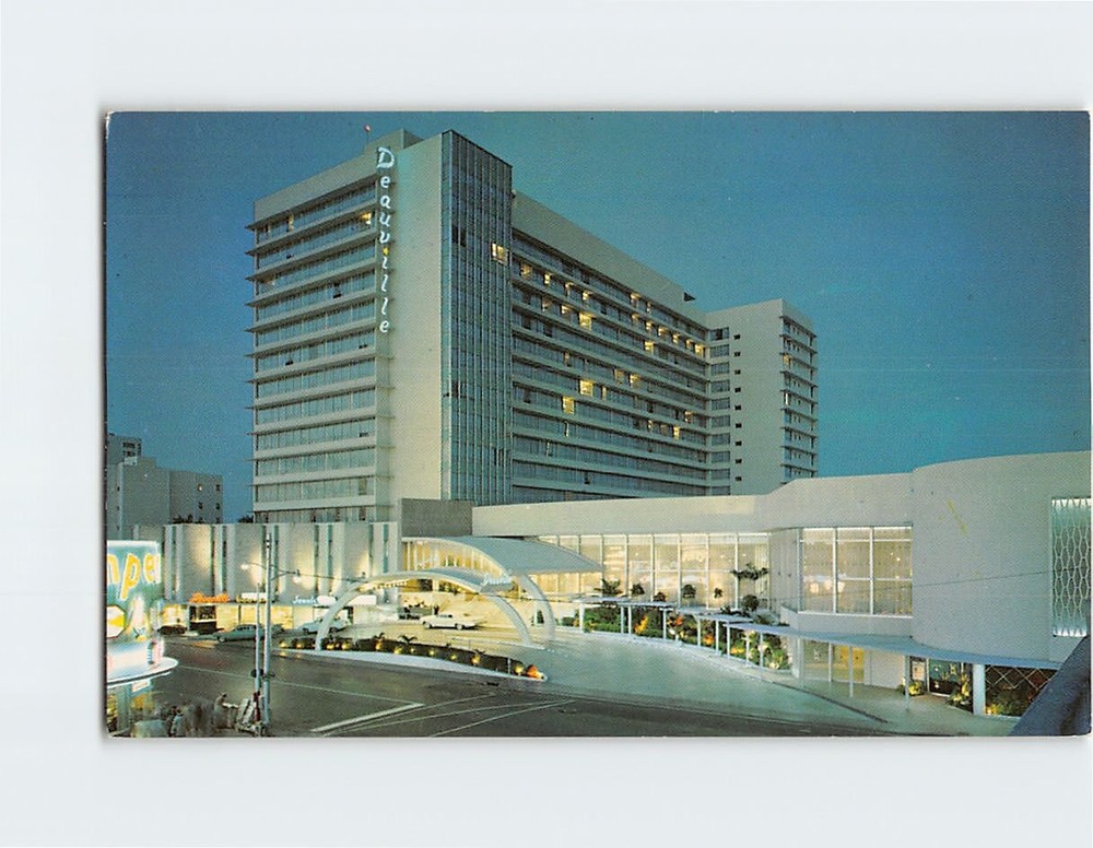 Postcard Beautiful Deauville Hotel Miami Beach Florida USA