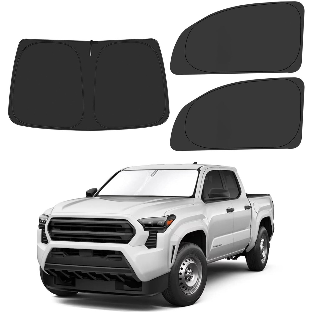 Front Windshield ＆ Side Window Sun Shade for 2016-2023 Toyo-ta Tacoma Pic