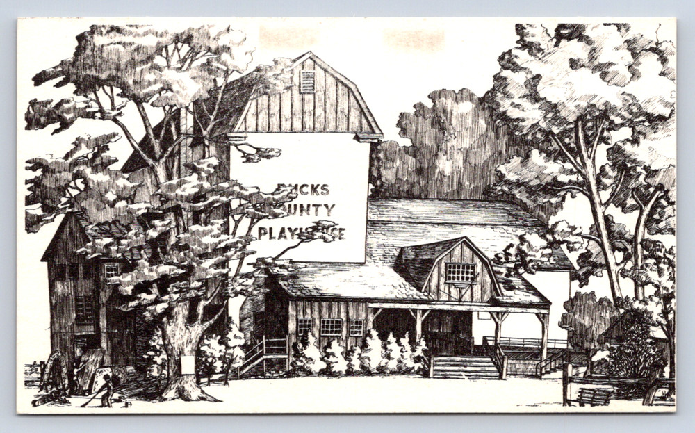 Vintage Postcard Bucks County Playhouse New Hope Pennsylvania