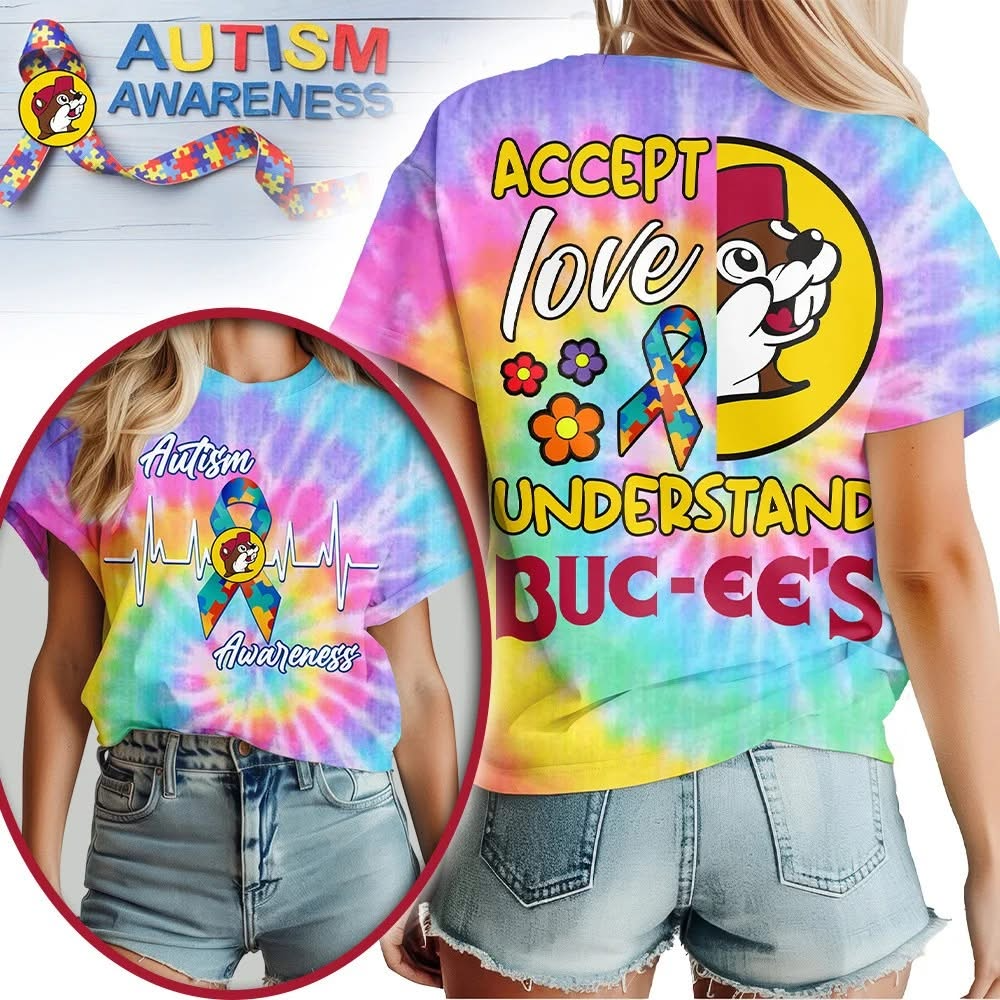 Buc-ees Autism Awareness Accept Love, Choose Understanding - All over Shirt