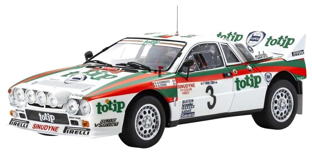 Kyosho 1/18 Lancia Rally 037 1985 Elba Rally #3 Diecast Model KS08306G
