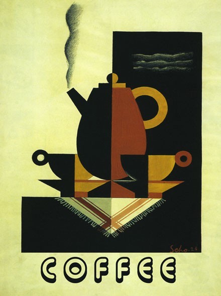 Coffee Kitchen Art Deco Restaurant Food Vintage Poster Repro FREE S/H in USA