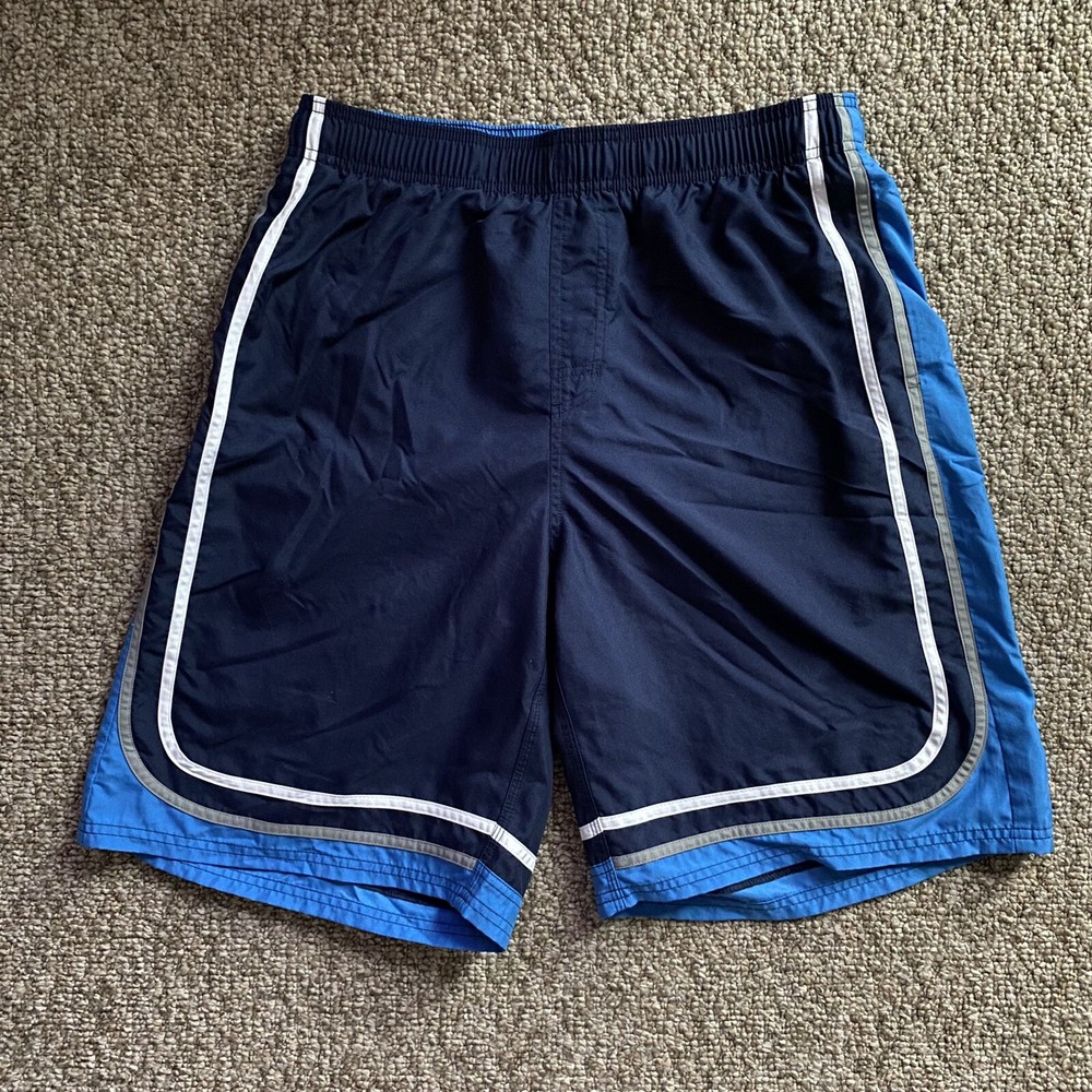 Nike Basketball Shorts Mens Large L Blue Lined Drawstring Gym Activewear Vintage