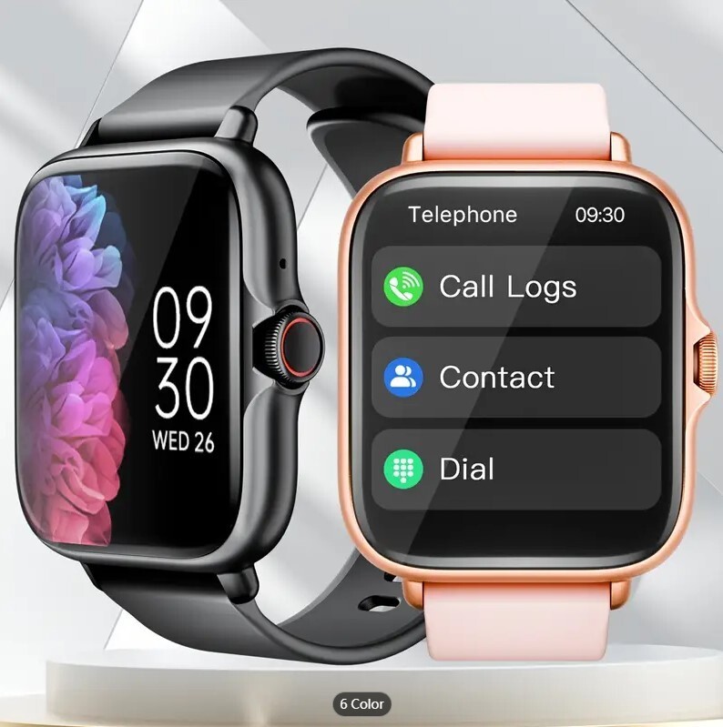 1.83 Inch Touchscreen Smartwatch with Calls 100 Sports Modes Waterproof Bluetooth Fitness Tracker