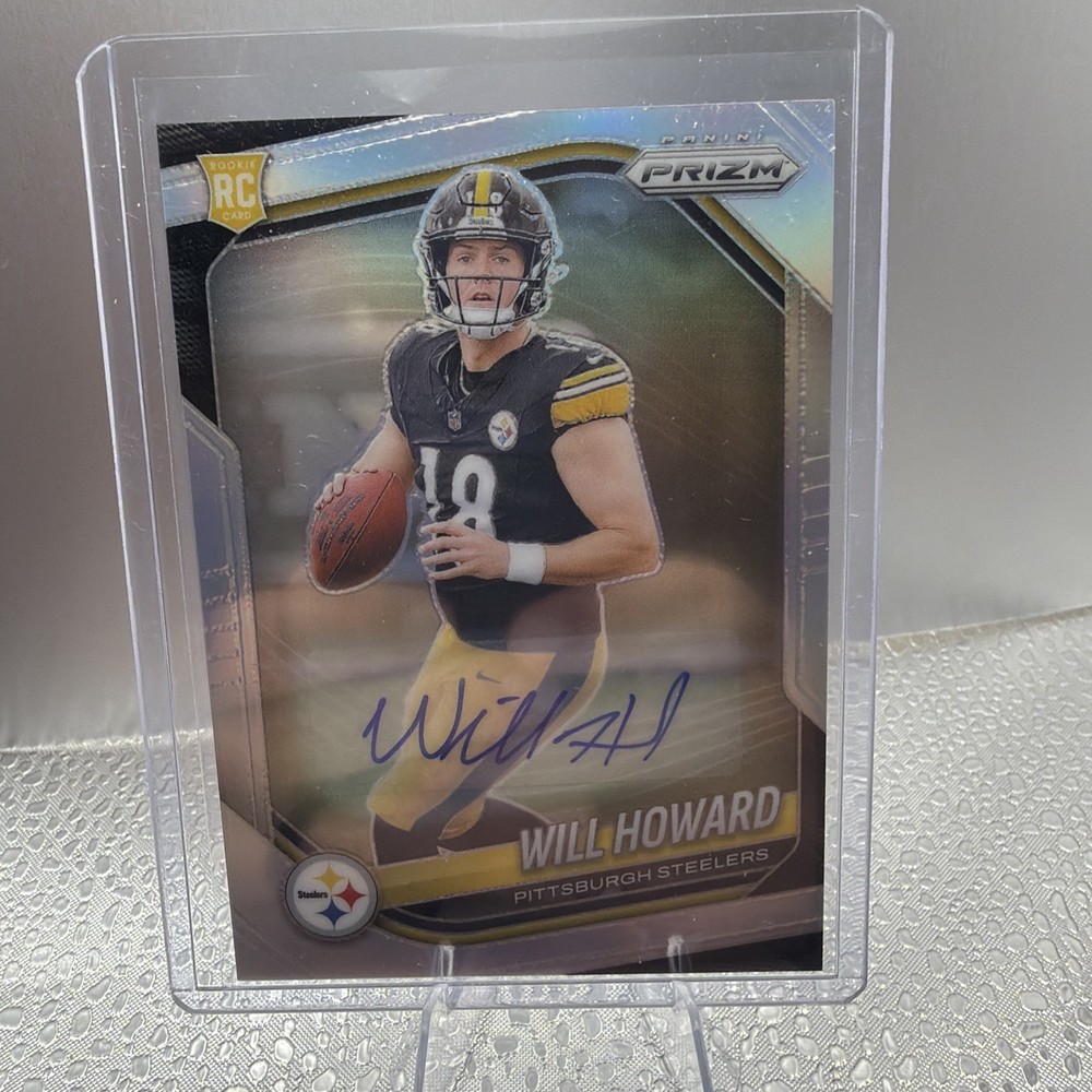 2025 Panini Prizm - Rookies Will Howard #367 Silver Prizm Autographs (AU, RC)