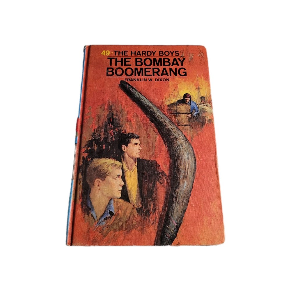 Hardy Boys #49 The Bombay Boomerang 1970 HC Franklin W Dixon Grosset Dunlap