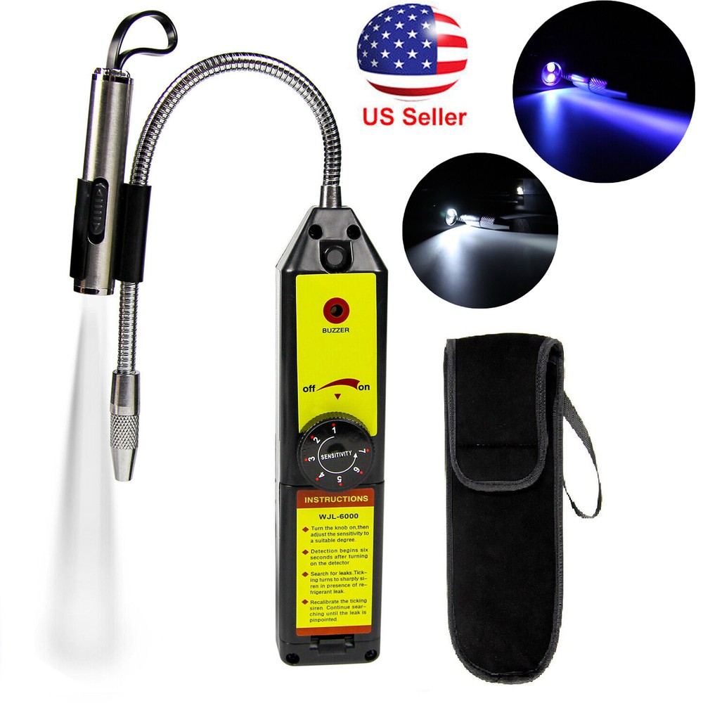 Детектор утечки хладагента галогена фреона WJL-6000 тестер утечки газа кондиционера