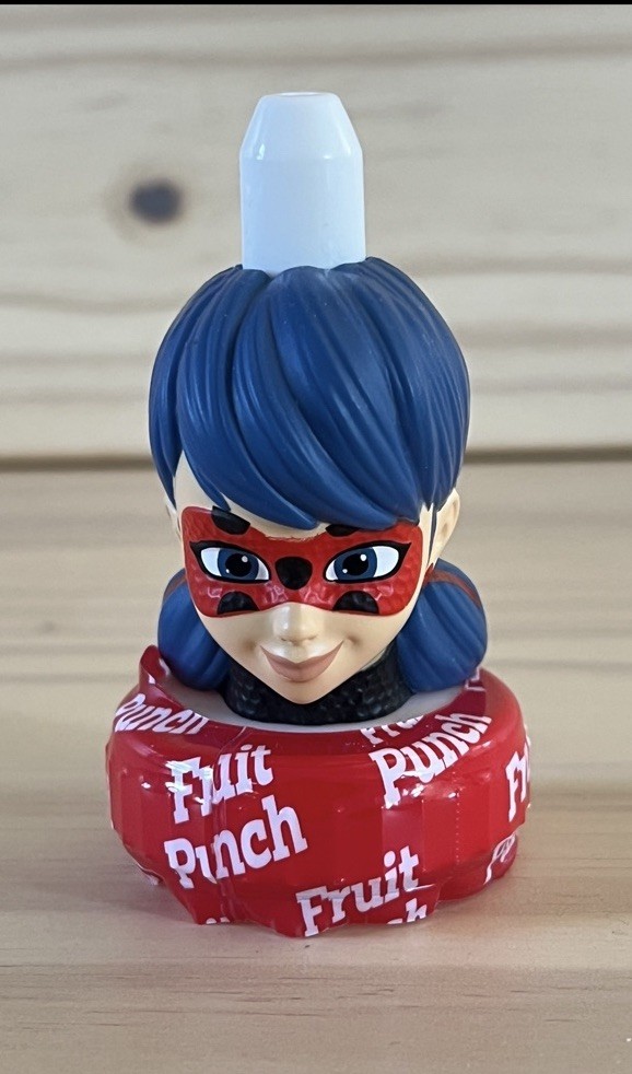 Good 2 Grow Miraculous Ladybug Marinette Collectible Juice Bottle Topper - New