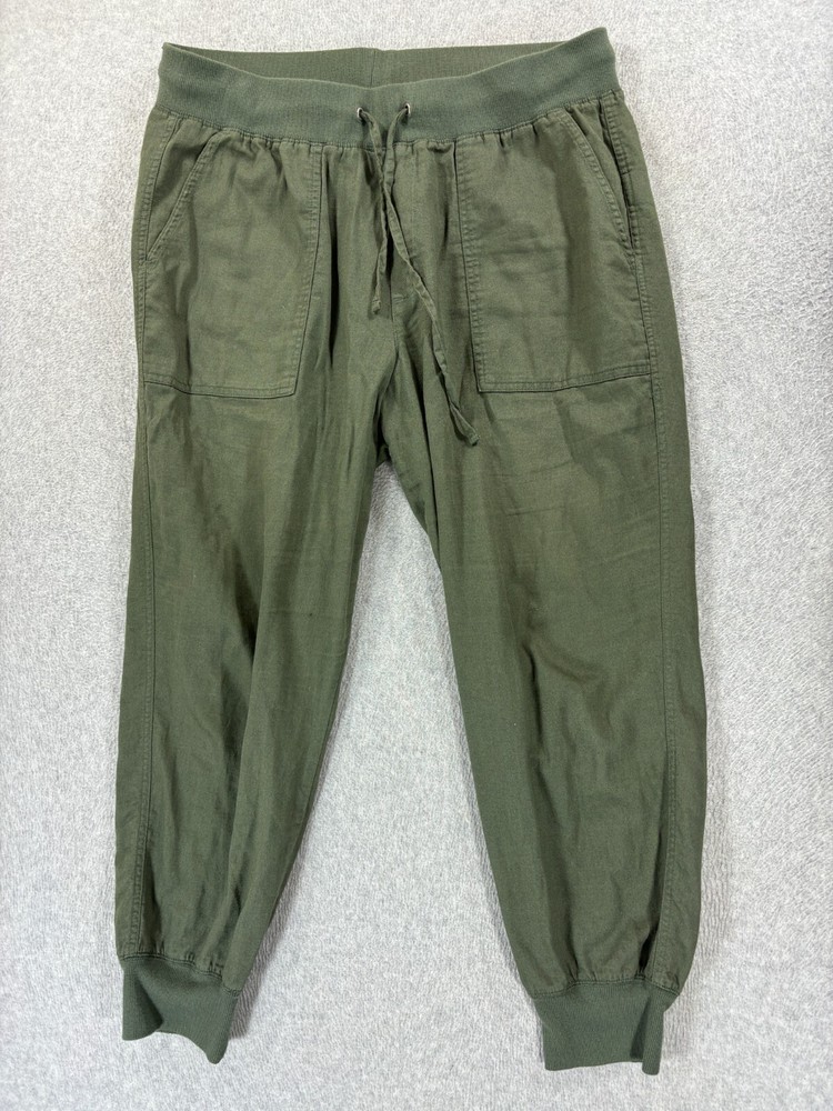 Gap Athletic Fit Cotton Jogger Pants (Men's Large) Green