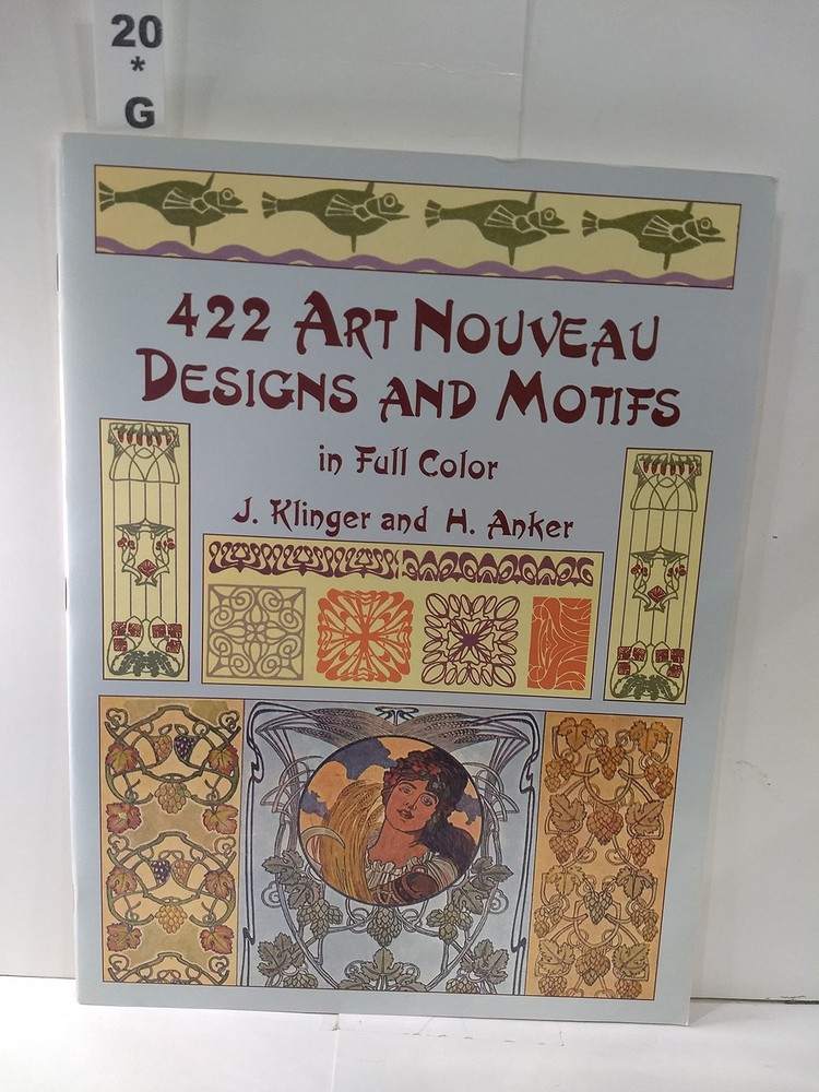 422 Art Nouveau Designs and Motifs in Full Color (Dover Pictorial Archive Se...