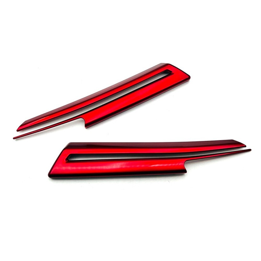 Red ABS Decoration Strip Front Bumper Center Hood Trim for XV Series Vehicles