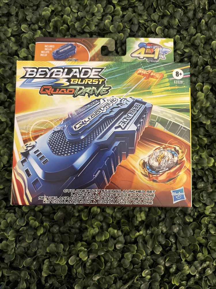 NEW Hasbro Beyblade Burst QuadDrive CYCLONE FURY String Launcher Toy Set