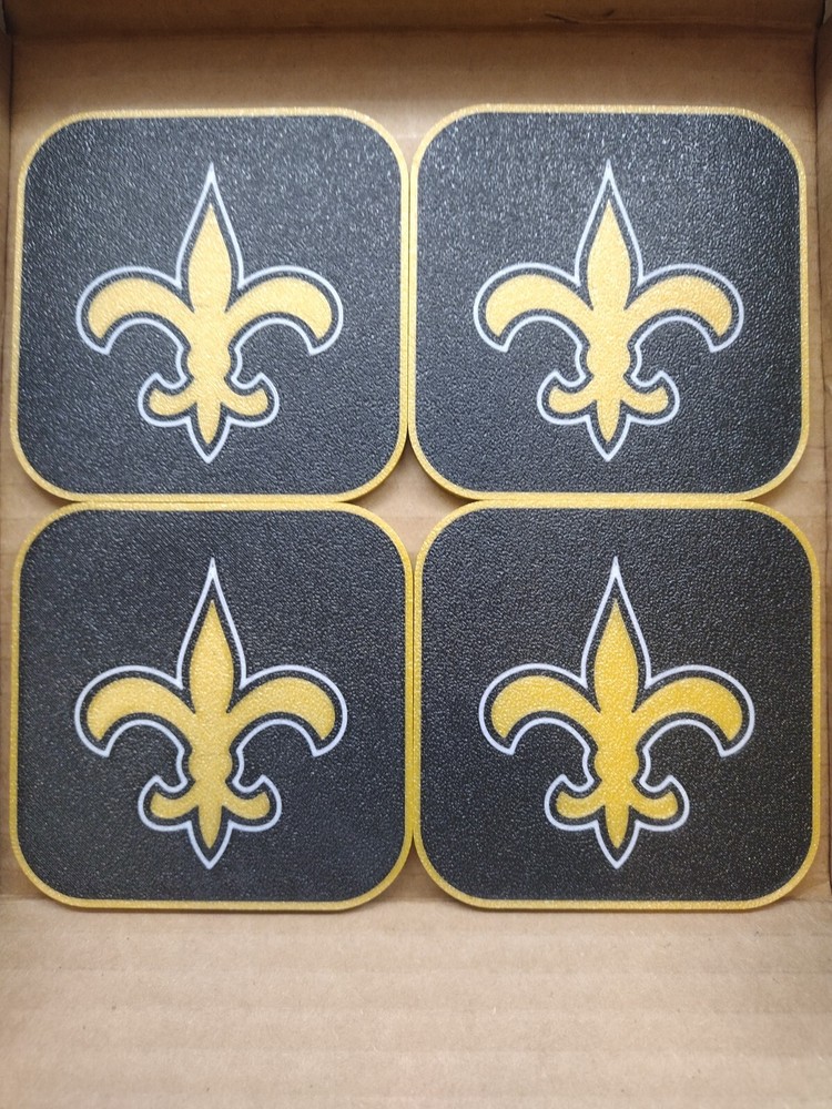 NEW ORLEANS SAINTS NFL DRINK COASTERS FOOTBALL 3.5
