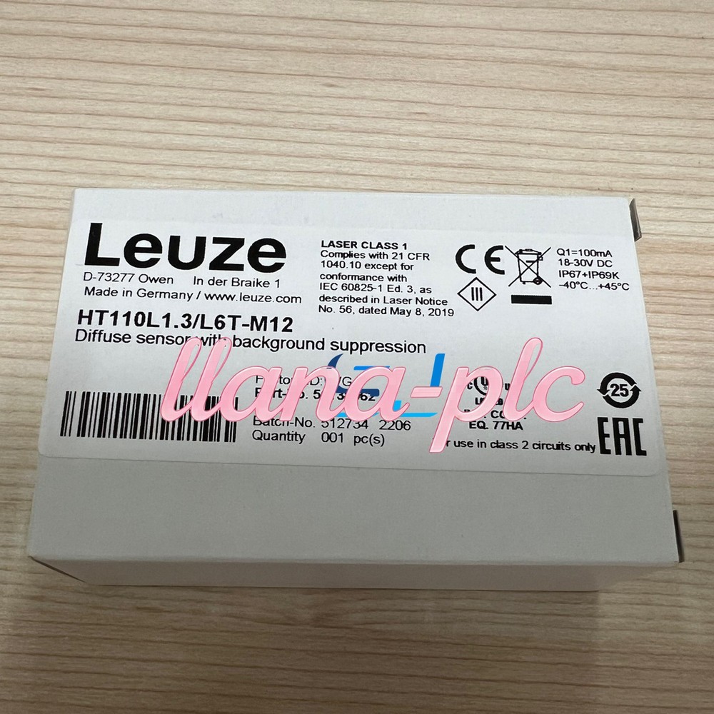 Brand new Leuze HT110L1.3/L6T-M12 Photoelectric Sensor HT110L1.3/L6T-M12