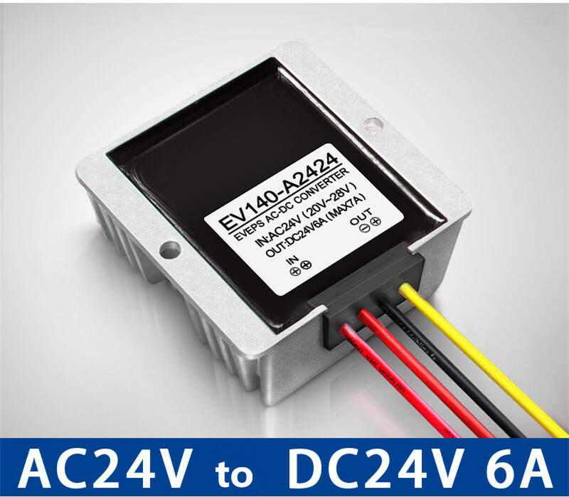 24V AC to DC 6A 144W power supply module converter-image