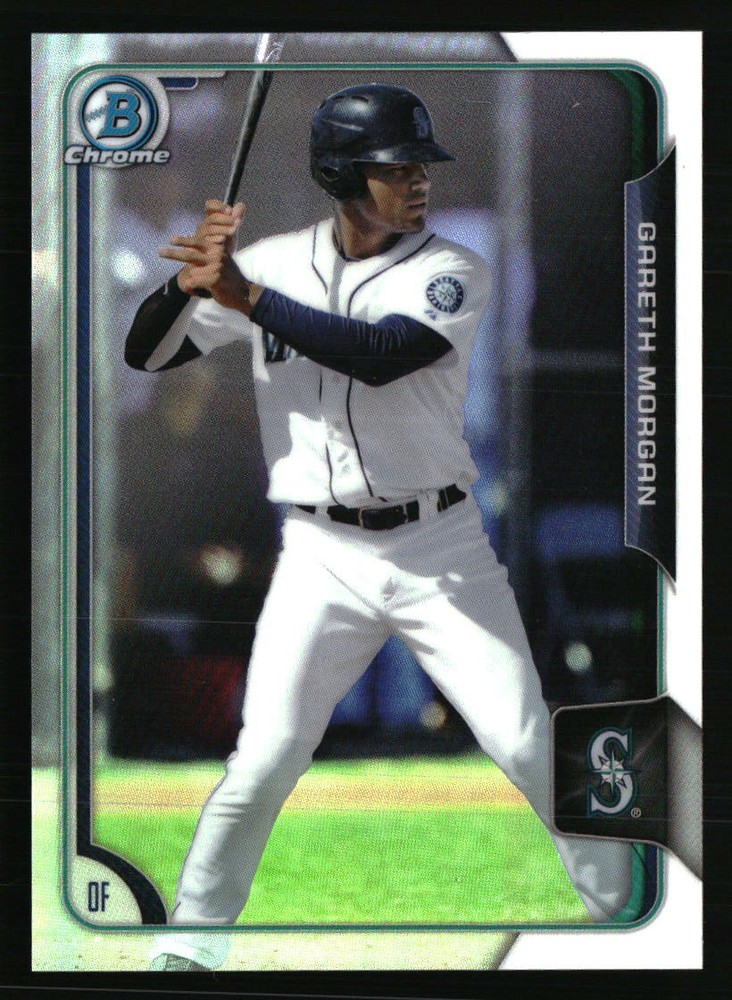 Gareth Morgan 2015 Bowman Chrome Prospects Refractor BCP66 Serial Numbered 499
