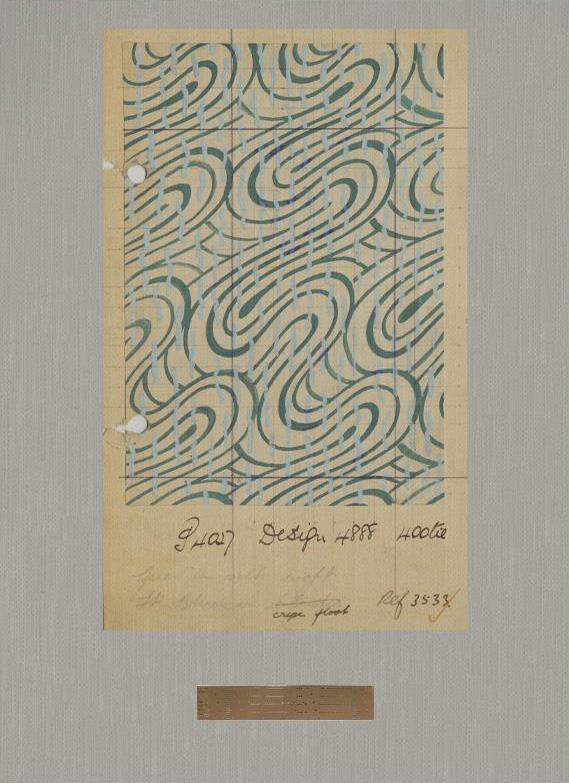 Wall Art Print Fabric With Punchcard Abstract 29x40 40x29 Light Gray Linen-image