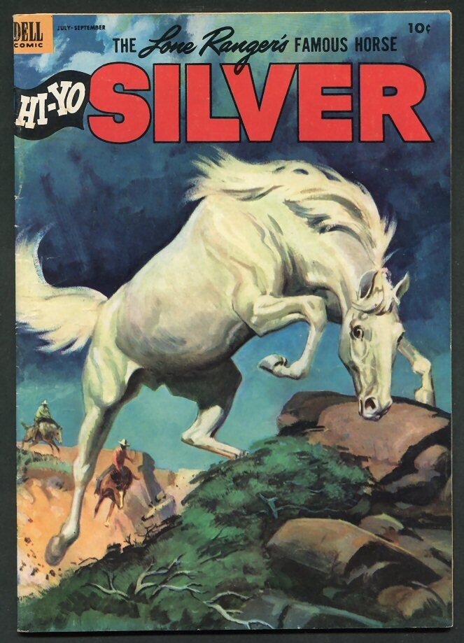 1953 DELL #7 THE LONE RANGER'S SILVER COMIC BOOK   FINE