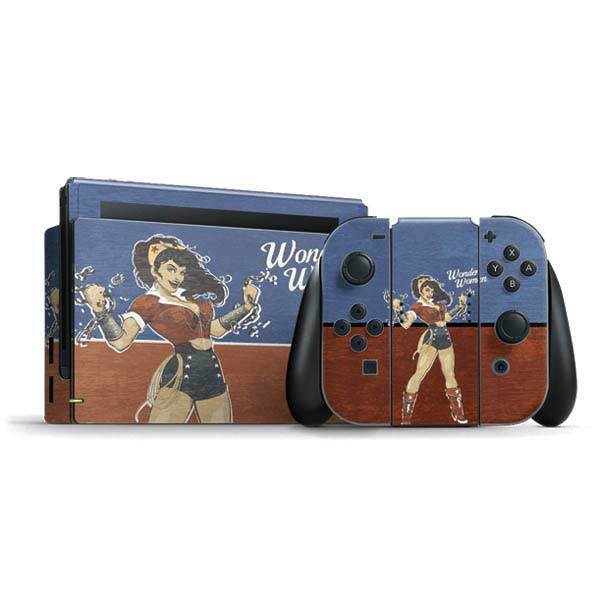 DC Comics Bombshells Nintendo Switch Bundle Skin - Wonder Woman Bombshell