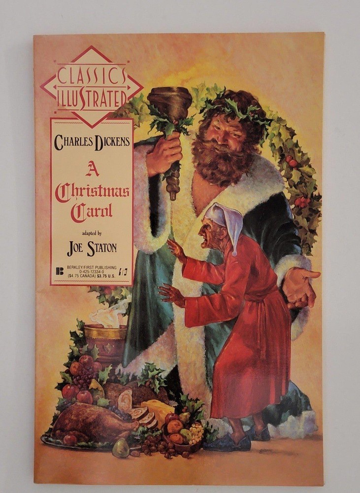 A Christmas Carol Vintage Classics Illustrated Graphic Novel by Joe Staton