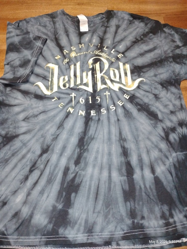 Jelly Roll The Beautifully Broken Tour T-shirt Nashville, TN Homecoming Stop NEW