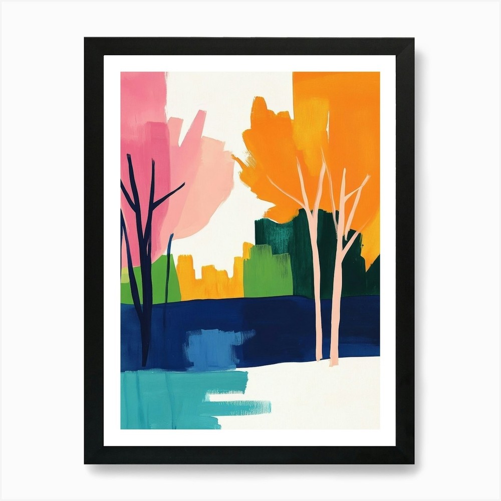 Autumn Trees 81 Art Print Framed Wall Art Poster Canvas Print Picture