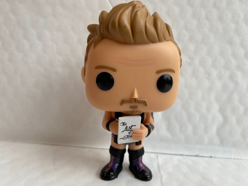 FUNKO POP VINYL #40 CHRIS JERICHO FIGURE WWE WRESTLING EXCLUSIVE PURPLE LACES