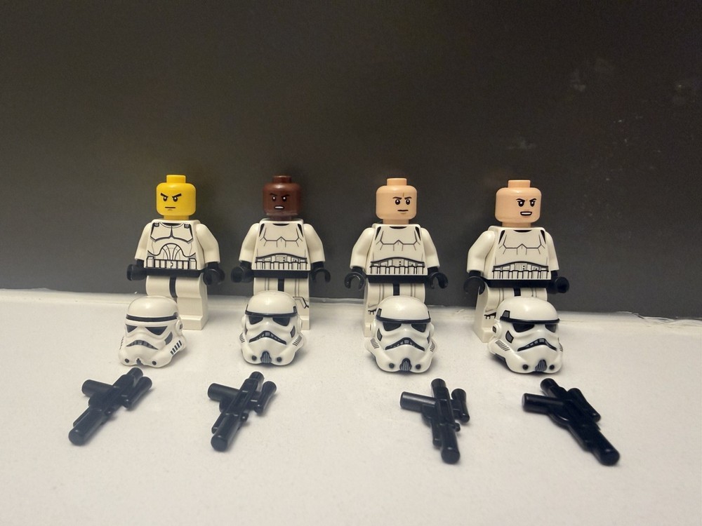 LEGO Star Wars Storm Trooper Lot of 4 Mini-figures 🔥