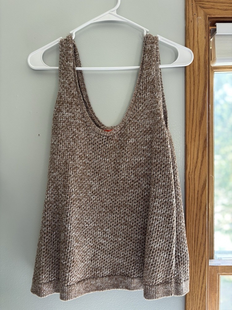 Joe Fresh Women's Brown Sleeveless Knit Tank Top Regular Size XL