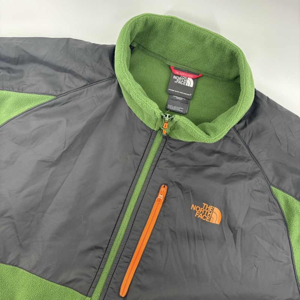 The North Face Green Full Zip Denali Polartec Fleece Jacket Men's Size X Large