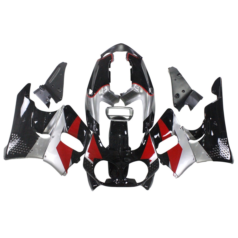 Black Silver Red ABS Fairings Kit For Honda CBR900RR 1992 1993 CBR893RR Bodywork