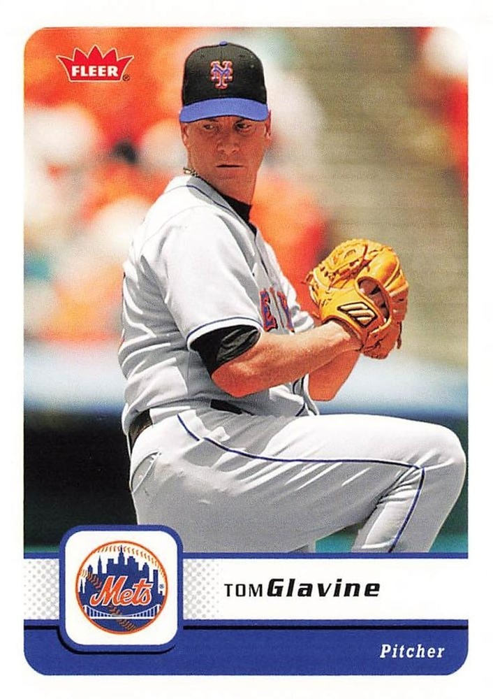 2006 Fleer #215 Tom Glavine New York Mets HOF