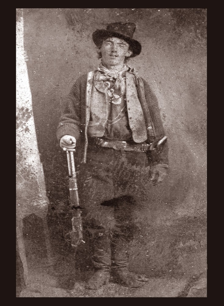 Sepia Poster Decor.Home Room Interior design.Only known Billy the Kid pic.10602