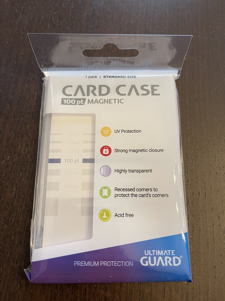 100PT UGD ONE TOUCH MAGNETIC Acid Free  UV Card Holder Display Case-image