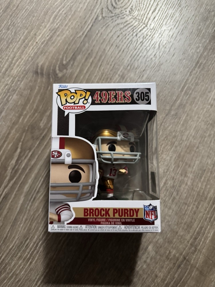 Funko Pop! NFL Football: San Francisco 49ers Brock Purdy #305.