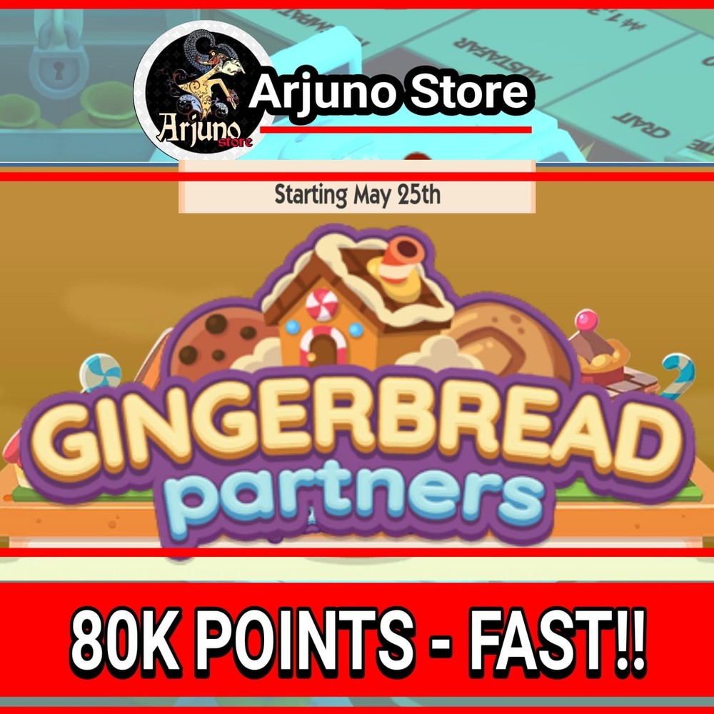 Gingerbread Partners Mono_Poly_Go Event - 80K Points - 100% Trusted And Fast!