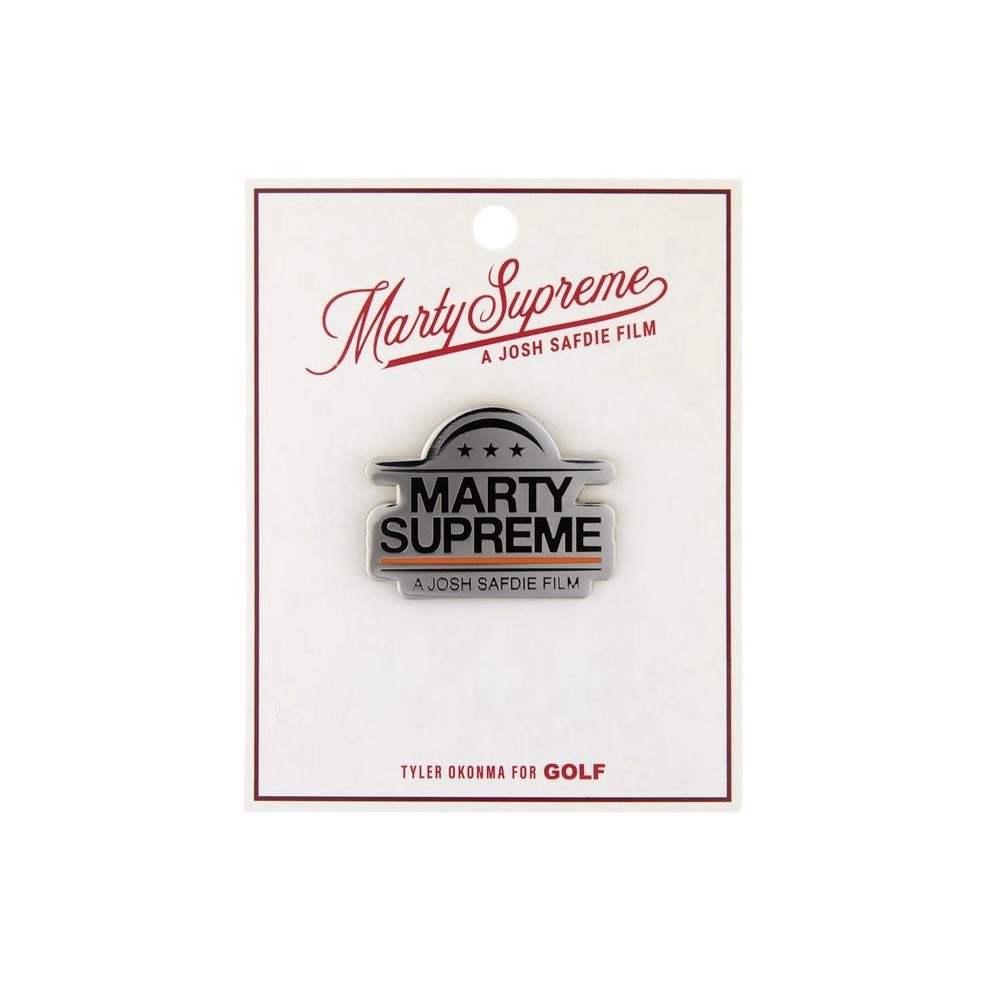 PRESALE: Marty Supreme x Golf Wang MS Logo Pin - Designed By Tyler The Creator