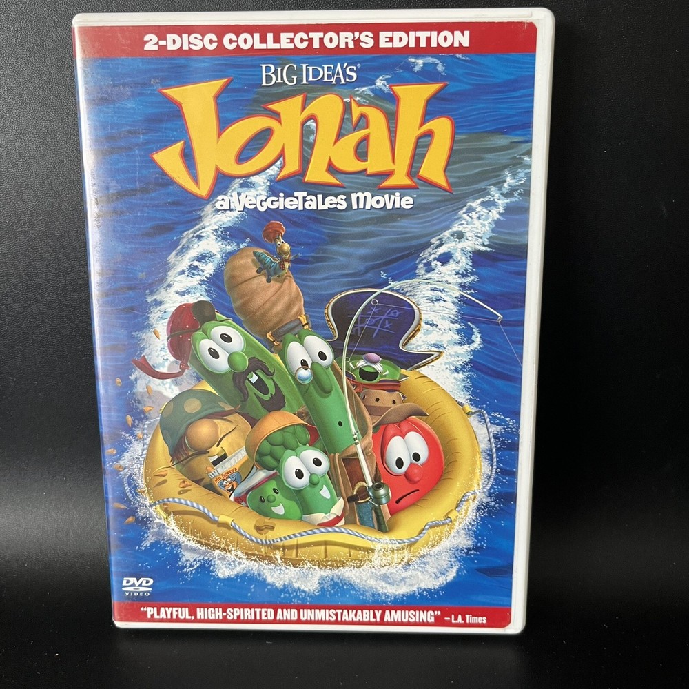 Big Idea's Jonah A VeggieTales Movie DVD 2002 2 Disc Collectors Edition NO TEST